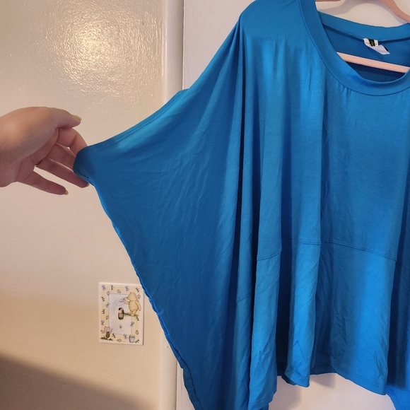 Teal Women's Tunic Top - Picture 3 of 6